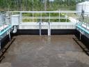 Aerobic Digestion in wastewater. Harmony pilot on 5-18-07, AIA system turned on for first time. pics 2 of 6